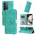 thumbnail image 1 of Funda tipo cartera GANGXUN para Realme C71 4G , diseño girasol, cuero PU, soporte, cierre magnético, tarjetero, 1 of 5