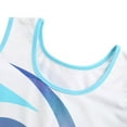 thumbnail image 4 of 5-14T Little Girls Sleeveless Gymnastic Leotard Kids Shiny Beads Flame Athletic Dancewear, 4 of 11