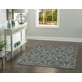 thumbnail image 2 of Linon Home Décor Elegance Area Rug Collection, Turquoise and Gray, 2' x 3', 2 of 6
