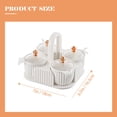 thumbnail image 2 of BRIGHTFUFU 1 Set Salt and Seasoning Container White HIPS Practical Design Kitchen Use, 2 of 5