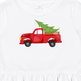 thumbnail image 4 of Inktastic Christmas Vintage Truck with Christmas Tree Girls Toddler Dress, 4 of 5