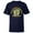 Navy, variant on Disney The Nightmare Before Christmas Beach Club Resort - Short Sleeve T-Shirt for Kids - Customized-Athletic Heather