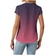 thumbnail image 2 of Camisas de Manga Corta para las Mujeres Blusas de Impresión Casual Camisas de Botón Camiseta de Cuello en V, Blusas de Manga Corta para las Mujeres, 2 of 5