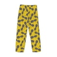 thumbnail image 4 of Kdxio Summer Pineapple Print Men's Sleep Pajama Pant Lounge Pants with Pockets, 4 of 8