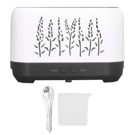 

WonderfulMart Humidifier 200ml USB Powered Hollow Flame Ambience Lamp Ultrasonic Atomization Aromatherapy HumidifierWhite