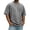 Gray #12, variant on Men's Corduroy Crew Neck Short Sleeve T-Shirt, Loose Fit Casual Summer Textured Top, Fashion Streetwear 2XL