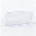 thumbnail image 2 of Clear PVC Zipper Pouch, Transparent Cosmetic Makeup Bag, Waterproof Travel Toiletry Bag, Multi Purpose Pencil Case Organizer For School Office Accessories, 7.9 Inch, 2 of 7