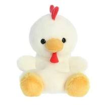 Aurora - Mini White Palm Pals - 6" Cooper Chicken - Adorable Stuffed Animal