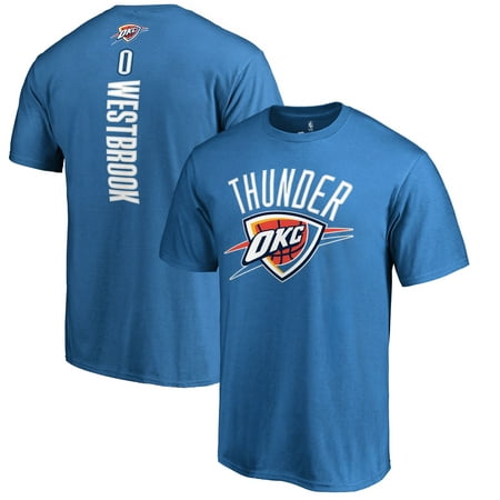Russell Westbrook Oklahoma City Thunder Fanatics Branded Backer Name & Number T-Shirt -