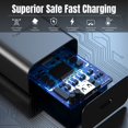 thumbnail image 2 of Charging Block TT&C Cargador superrápido USB C de 25 W, color negro, 2 of 7