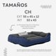 thumbnail image 3 of Cama para perro Alebripets  Cama Chica Azul Marino, 3 of 8