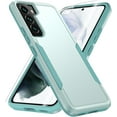 thumbnail image 1 of REQO for Samsung Galaxy S22 Case, Galaxy S22 Case with HD Screen Protector [Military Grade Drop Tested] Heavy-Duty Tough Rugged Shockproof Protective Case for Samsung S22, Green, 1 of 6