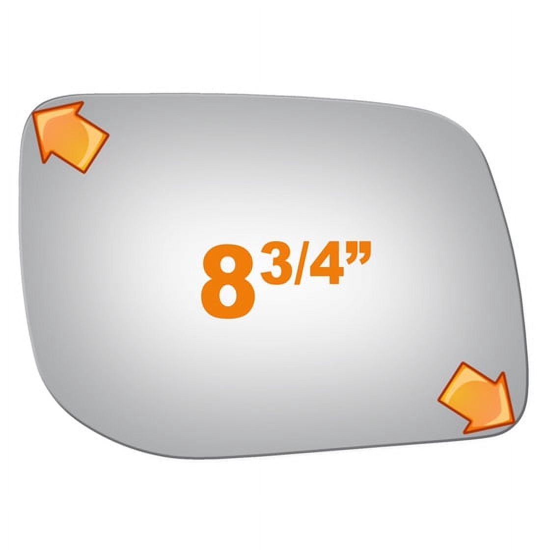 Burco Side View Mirror Replacement Glass - Clear Glass - 3242