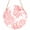 Pink, variant on Green Coastal Seashells Round Front Door Welcome Sign, 7.8 Inch Wall Hanging Decor for Indoor Outdoor, Nautical Brown Coral Starfish Home Porch Hanger Decorations for Holiday Gift