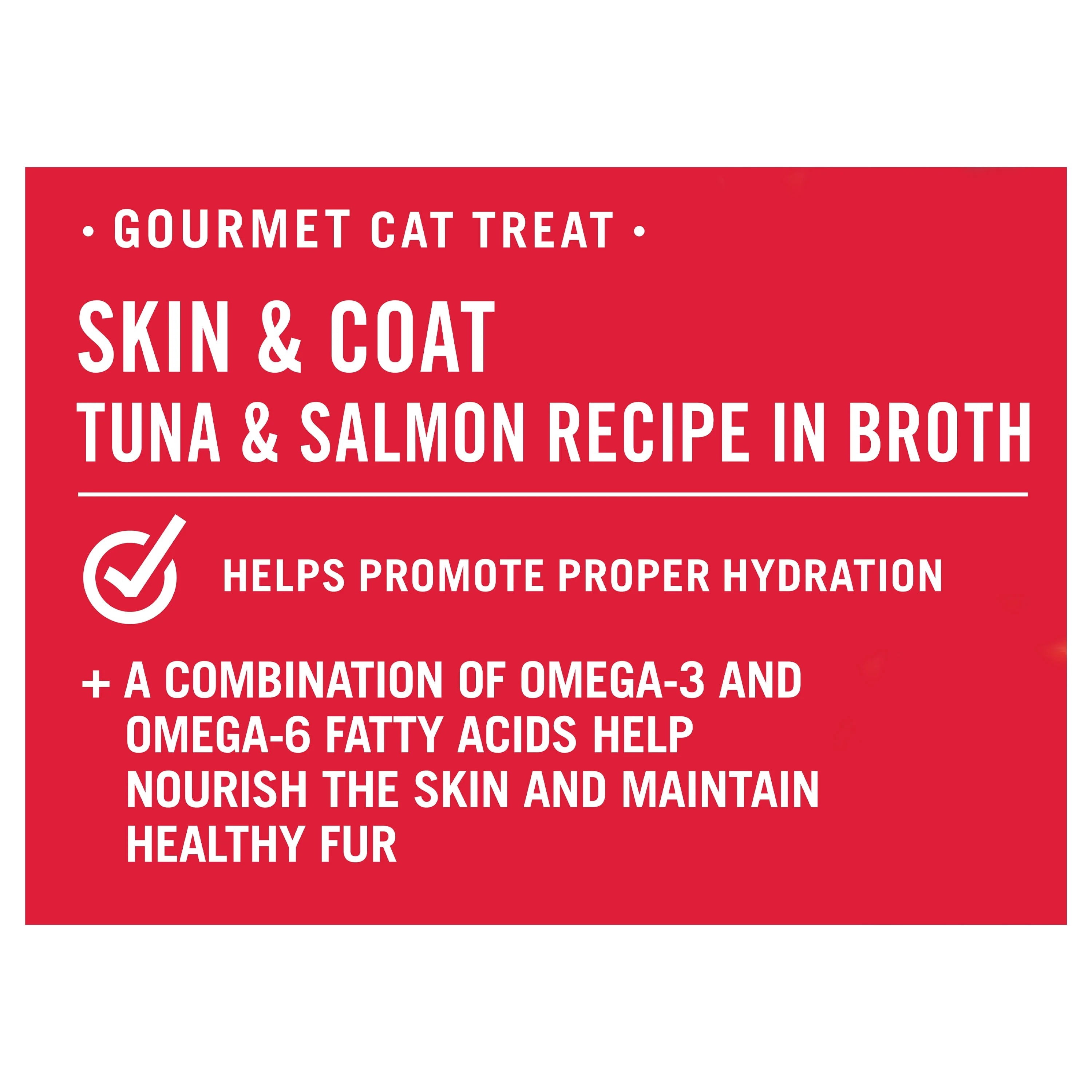 (2 pack) Pure Balance Pro+ Skin and Coat Tuna and Salmon Recipe in Broth, 1.4 oz