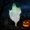 G, variant on Halloween Decorations Ghost Light Up Hanging Ghost Decoration, Green LED Multi Expression Ornament, Halloween Outdoor Yard Decor, Tree Hanging Display, Garden Party Accent