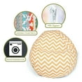 thumbnail image 6 of Majestic Home Goods Zig Zag Small Bean Bag, 6 of 6