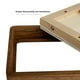 thumbnail image 4 of Marco de fotos de madera natural para mesa, nogal, 11 x 14, 4 of 7
