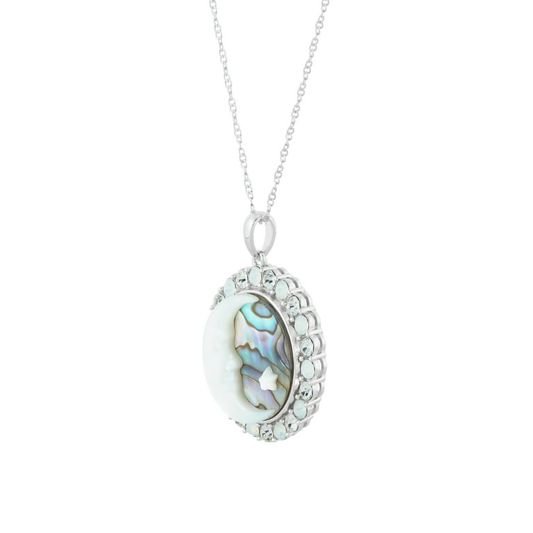 Ancient Roman Glass Small Pendant Sterling Silver with 18-inch Chain Ancient Roman Glass Small Pendant Sterling Silver with 18-inch Chain