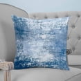 thumbnail image 4 of Pillow Covers 18x18 Set of 2, Vintage Navy Blue Square Throw Pillow Covers for Couch/Sofa/Living Room, Retro Oil Painting Abstract Art Decorative Soft Pillowcases for Couch Throw Pillows, 4 of 7