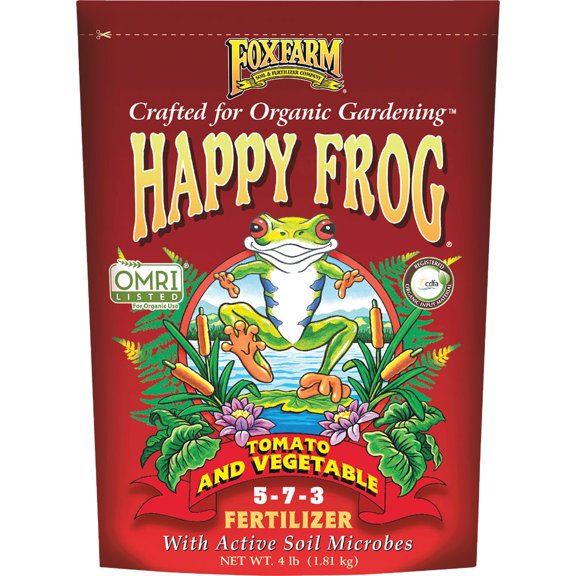 1 Pc Foxfarm Happy Frog 4 Lb. Tomato & Vegetable Fertilizer