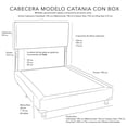 thumbnail image 2 of Cabecera Dicasa Catania Queen Size Box Bless, 2 of 6
