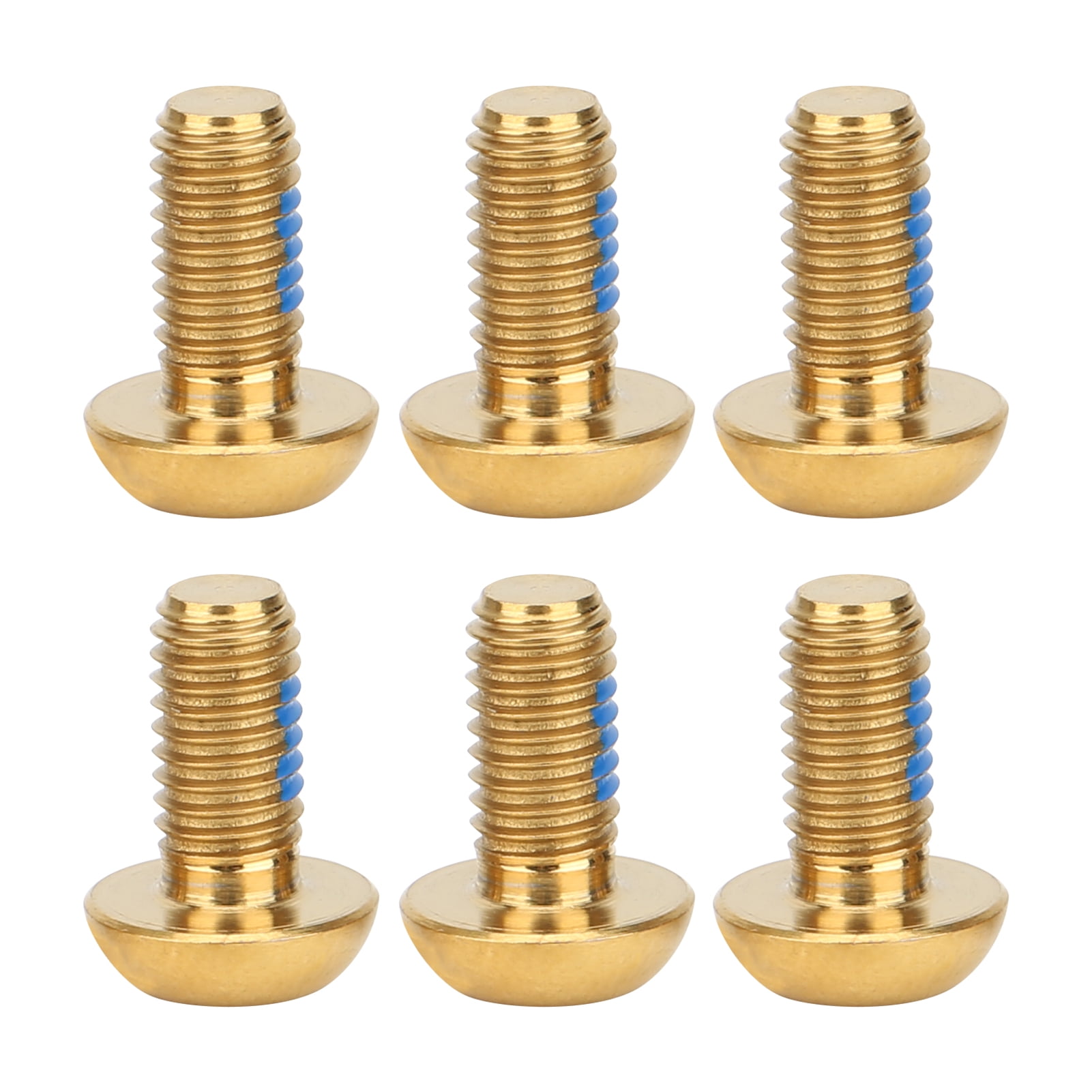 High Strength With Washers Bicycle Brake Rotor Screws, Bike Screws, Bicycle Travel For Anti-Loosening Function Sports Gold