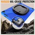 thumbnail image 4 of for Lenovo Tab M11/K11 LTE TB-330FU 11 inch Case, 360 Rotatable Handle Stand, Shoulder Strap, Drop-Proof Design, Blue, 4 of 7