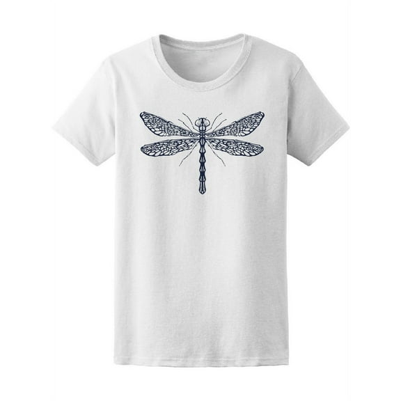 Cool Libelula Insect Graphic T-Shirt Women -Image by Shutterstock, Female Large