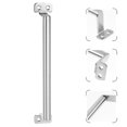 thumbnail image 2 of Shisuyan Drawer Pull Handles Silver 1Pack 8.65X1.97X1.38In Stainless Steel, 2 of 9