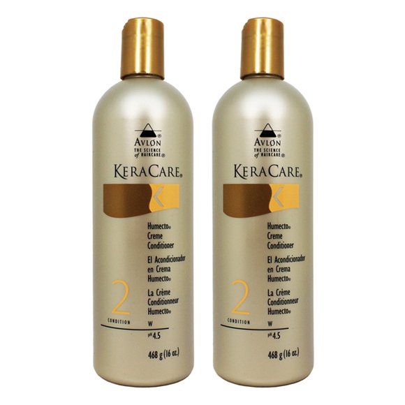 Keracare Humecto Crema Acondicionador 16oz "Paquete de 2""