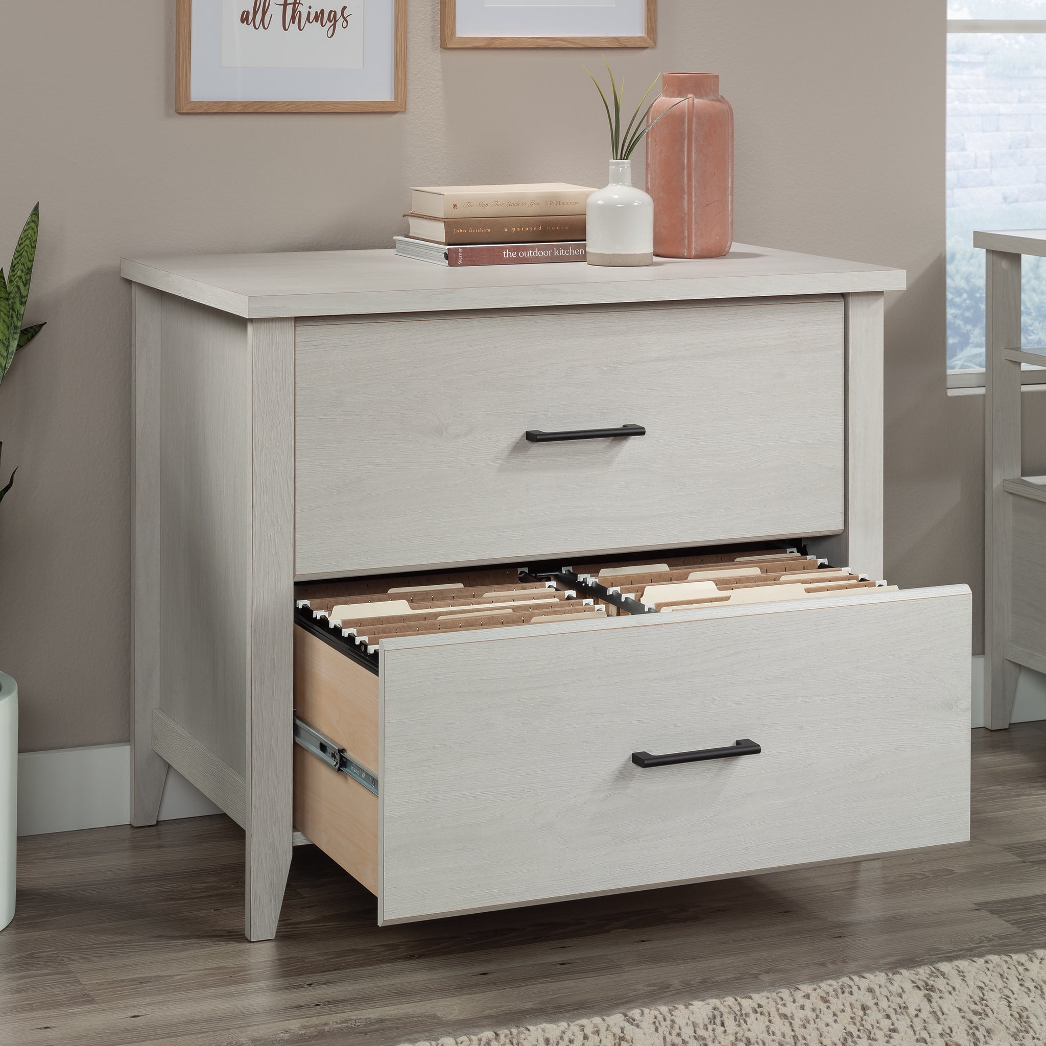 Sauder 2-Drawer Lateral File Cabinet, Laurel Oak Finish - Walmart.com