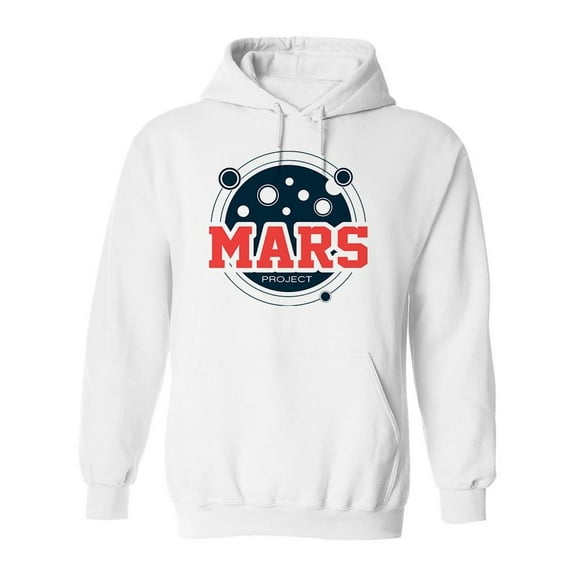 Mars Project. Hoodie Men -Image by Shutterstock, Male Large