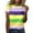A-Yellow122, variant on Jamsmile Women T-Shirts Casual Summer Round Neck Short Sleeve Multicolor Letters Print T Shirts Tops Crew Neck Tunic Tee Shirts