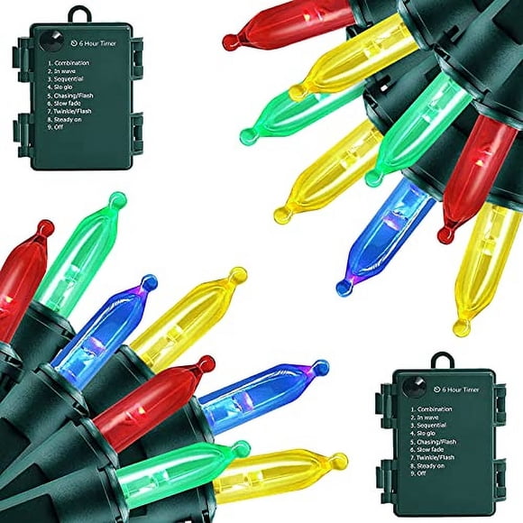 Guirnalda de luces ASENEK 50 LED Multicolor