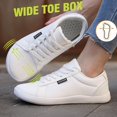 thumbnail image 6 of Men’s Wide Fit Casual Skate Sneakers Lightweight Lace Up Walking Shoes with Non Slip Sole for Daily Wear Travel Outdoor Comfort Athletic Shoes, 6 of 9