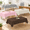 Beige Macaron Pink Coffee Cow Print-12, variant on Cowgirl Pink 12 Pack Disposable Rectangle Plastic Tablecloths 54 x 108 Inch