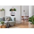 thumbnail image 4 of Eveokoki 11" Home Sweet Classroom Front Door Sign Funny Wreaths Hanging Wooden Plaque Decoration Round Rustic Wood Farmhouse Porch Decor for Home Front Door Decor, 4 of 5