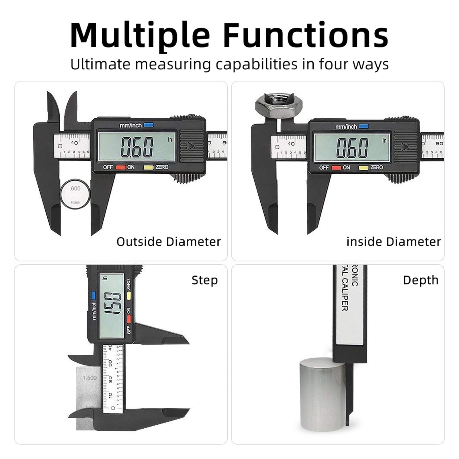 Micrometer Calibrator Digital Caliper Vernier Tools Pachometer Digital Caliber Electronic Caliper Handle Plastic Calipers