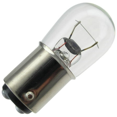 210 Miniature Light Bulb, 6.5 Volts, BA15D Base, (10 Pack)