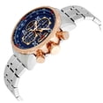 thumbnail image 5 of Invicta Men's 17203 Aviator Blue Dial Stainless Steel Bracelet Chronograph Watch, 5 of 13