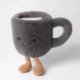 thumbnail image 3 of Jelly Cat Plush Fun Coffee Cup And Coffee Bean Cute Plush Toy Soothing Sleep Plush Doll Trendy Gift Plush Doll Cute Pendant Gift, 3 of 5
