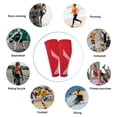 thumbnail image 5 of Hukapapa Juego de compresión para piernas, juego de soporte para pantorrillas, alivio del dolor de piernas para hombres y mujeres, adecuado para fitnessrojo, 5 of 5