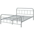 thumbnail image 3 of Mod Uptown Contemporary Metal Platform Bed, Queen, Gray, 3 of 5