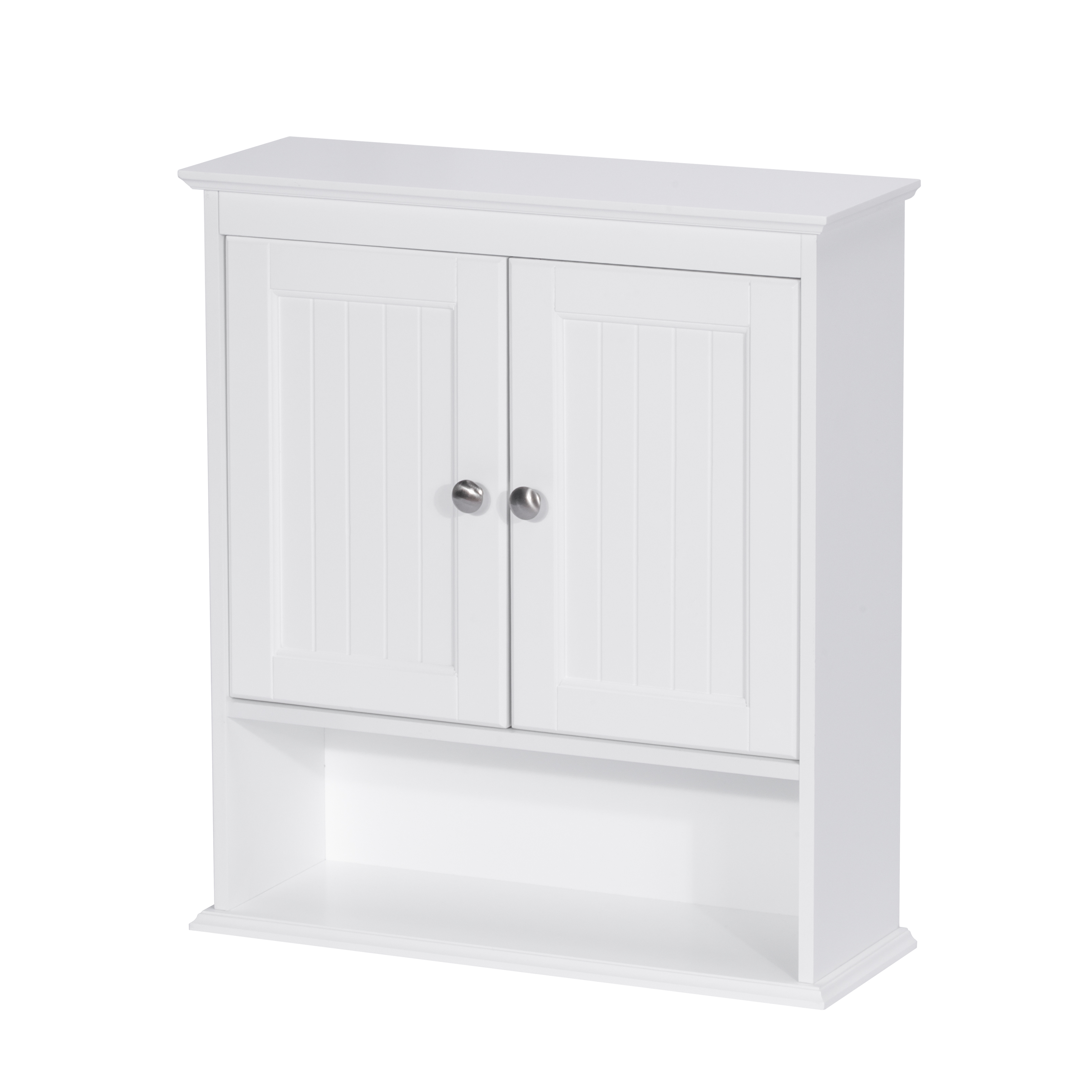 Spirich Home Bathroom Cabinet Wall Mounted with Doors, Wood Hanging Cabinet, Wall Cabinets with Doors and Shelves Over The Toilet, Bathroom Wall Cabinet White - image 3 of 6