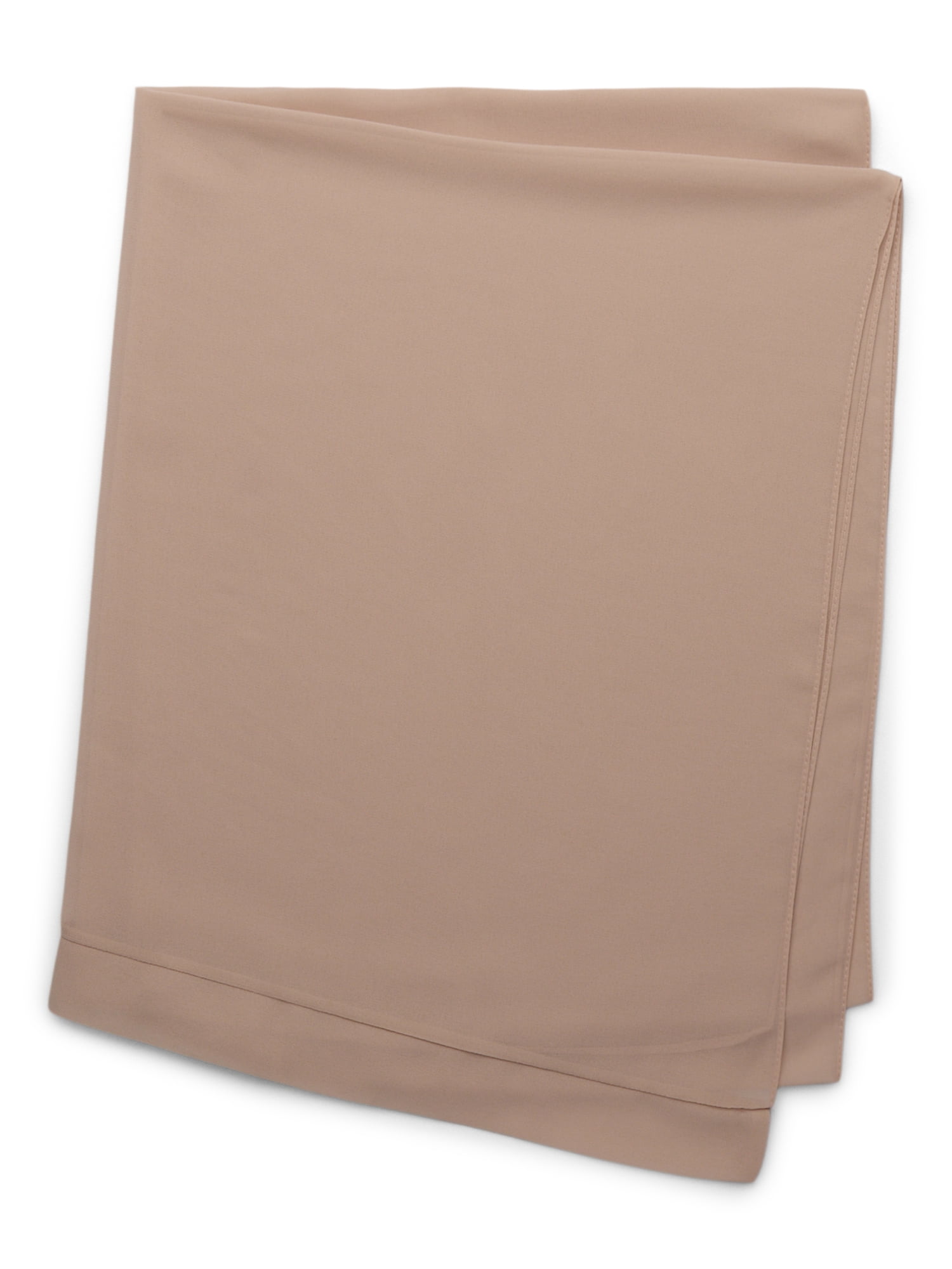 Women's Polyester Woven Chiffon Hijab, One Size, Nude
