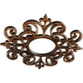 thumbnail image 2 of 32"OD x 10 3/8"ID x 1"P Dijon Architectural Grade PVC Pierced Ceiling Medallion, Antiqued Copper, 2 of 10