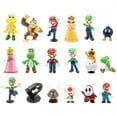 thumbnail image 4 of 18 Pcs Set Mario Toys Bros Super Mary Princess, Turtle, Mushroom, Orangutan, Action Figures, 2 Inch, 4 of 8