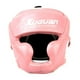 thumbnail image 3 of Casco de entrenamiento de casco de boxeo de cuero PU para adultos cubierta de cara suave y transpirable para kickboxing taekwondo Grappling MMA Rosa, 3 of 8