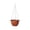 BB, variant on DefiDgd Hanging Basket Plant Pots for Indoor Outdoor Plants,Hanging Flower Pots with Drainage Holes and Chain for Home Garden Decor(Beige)